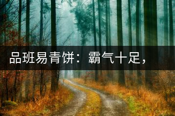 品班易青餅：霸氣十足，母儀天下