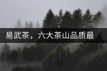 易武茶，六大茶山品質(zhì)最優(yōu)