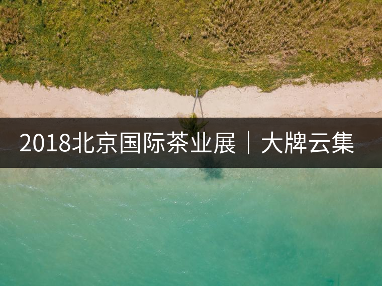 2018北京國際茶業(yè)展｜大牌云集展會 買買買不能停