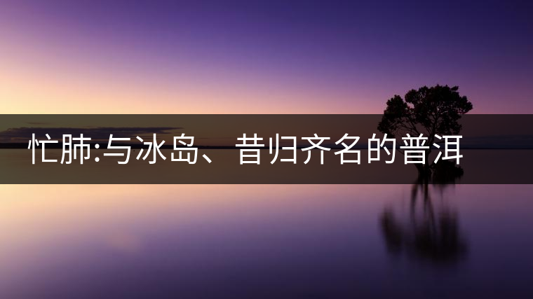 忙肺:與冰島、昔歸齊名的普洱茶忙肺：與冰島、昔歸齊名的普洱茶