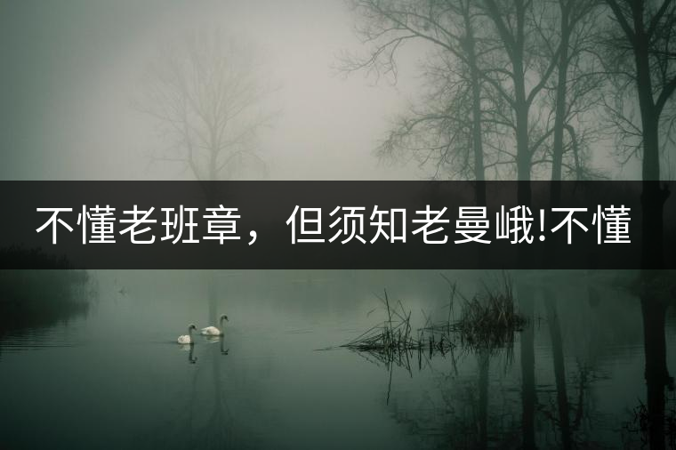 不懂老班章，但須知老曼峨!不懂老班章，但須知老曼峨！