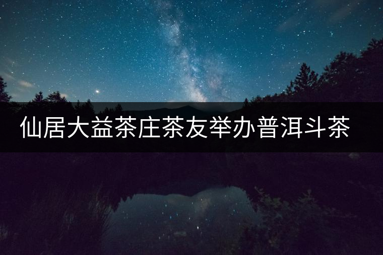 仙居大益茶莊茶友舉辦普洱斗茶會