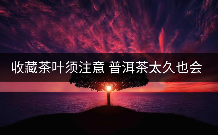 收藏茶葉須注意 普洱茶太久也會(huì)過期