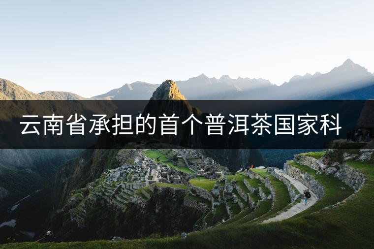 云南省承擔(dān)的首個普洱茶國家科技支撐計(jì)劃項(xiàng)目取得多項(xiàng)成效