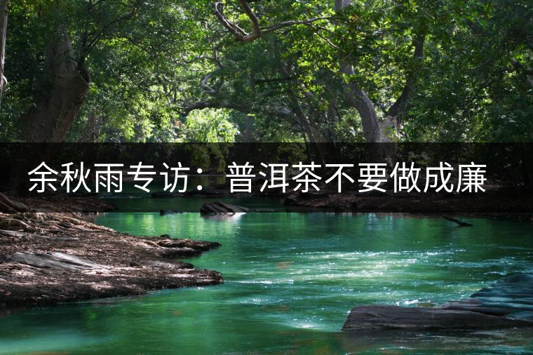 余秋雨專訪：普洱茶不要做成廉價農(nóng)產(chǎn)品