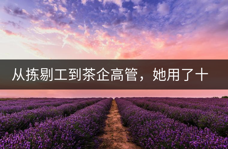 從揀剔工到茶企高管，她用了十年時(shí)間