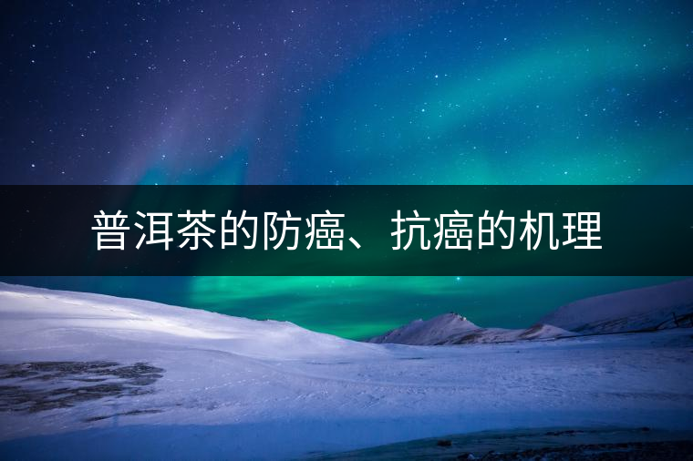 普洱茶的防癌、抗癌的機(jī)理