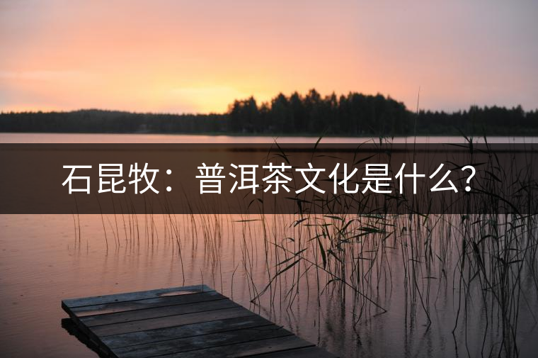 石昆牧：普洱茶文化是什么？