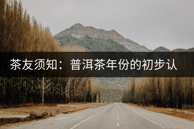茶友須知：普洱茶年份的初步認識方法