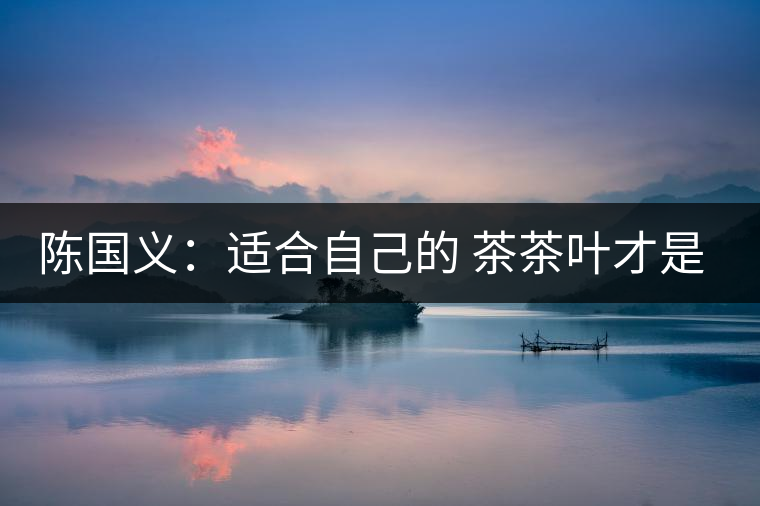 陳國(guó)義：適合自己的 茶茶葉才是最好的