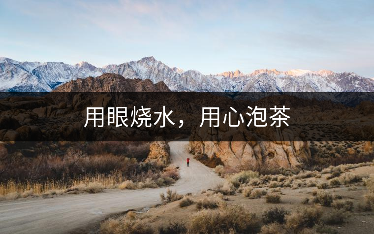 用眼燒水，用心泡茶