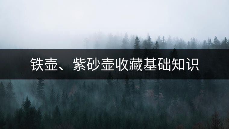 鐵壺、紫砂壺收藏基礎(chǔ)知識