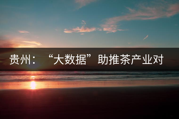 貴州:“大數(shù)據(jù)”助推茶產(chǎn)業(yè)對(duì)接資本市場(chǎng) 貴州:“大數(shù)據(jù)”助推茶產(chǎn)業(yè)對(duì)接資本市場(chǎng)