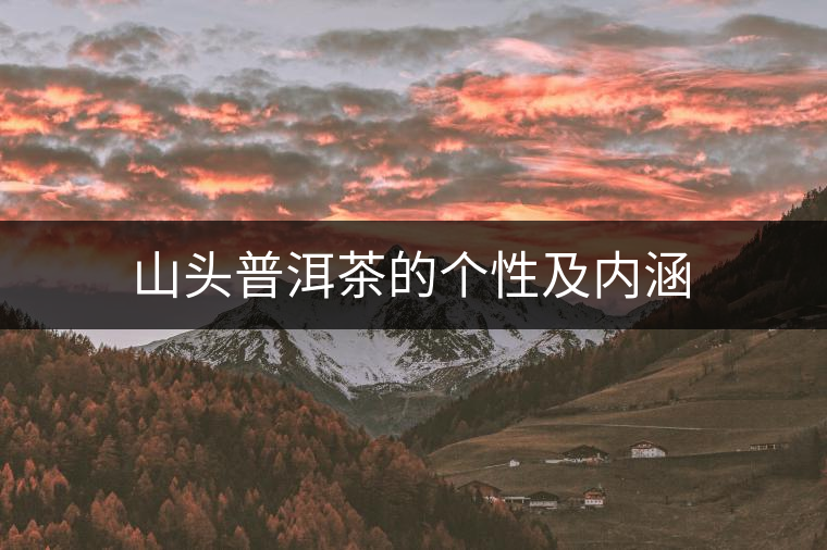 山頭普洱茶的個(gè)性及內(nèi)涵