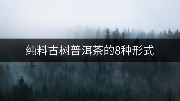 純料古樹普洱茶的8種形式 純料古樹普洱茶的8種形式