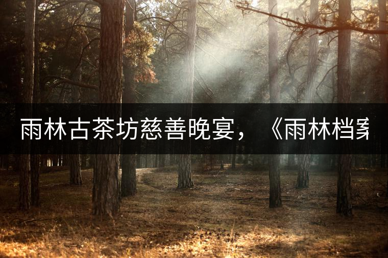 雨林古茶坊慈善晚宴，《雨林檔案·曼松》拍出106萬！