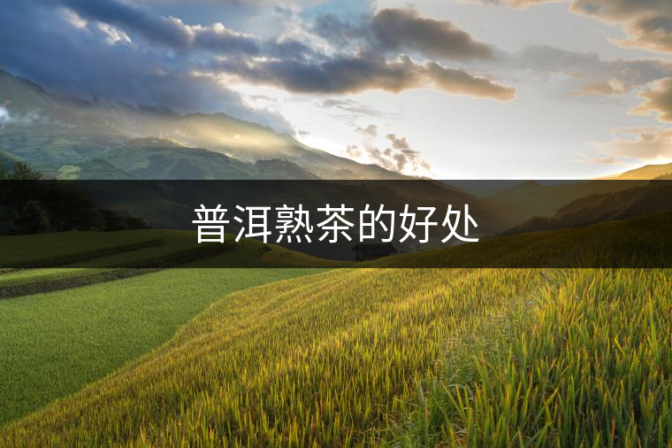 普洱熟茶的好處