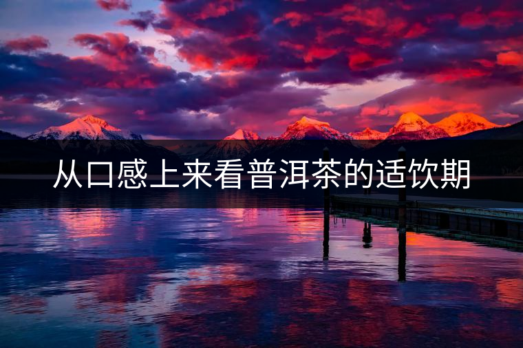 從口感上來(lái)看普洱茶的適飲期