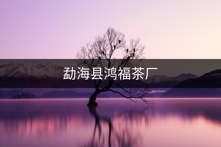 勐海縣鴻福茶廠 勐??h鴻福茶廠