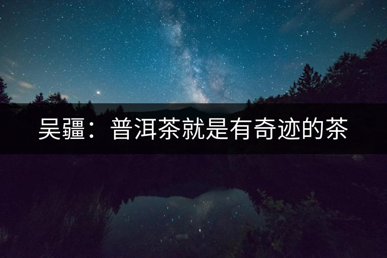 吳疆：普洱茶就是有奇跡的茶