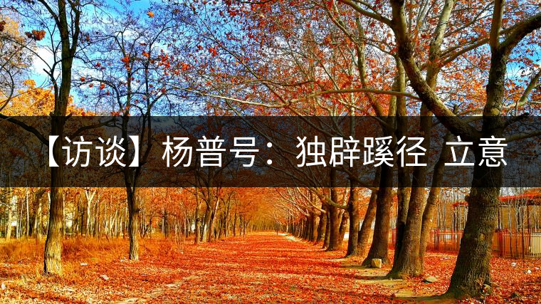 【訪談】楊普號:獨辟蹊徑 立意先行 以傳媒思維做茶 【訪談】楊普號:獨辟蹊徑 立意先行 以傳媒思維做茶