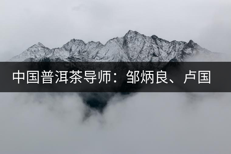 中國普洱茶導(dǎo)師：鄒炳良、盧國齡