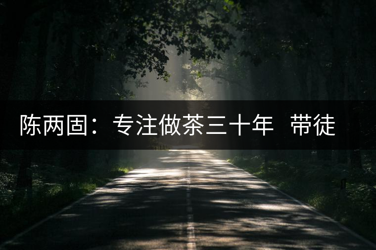 陳兩固：專注做茶三十年   帶徒授藝“全放招”