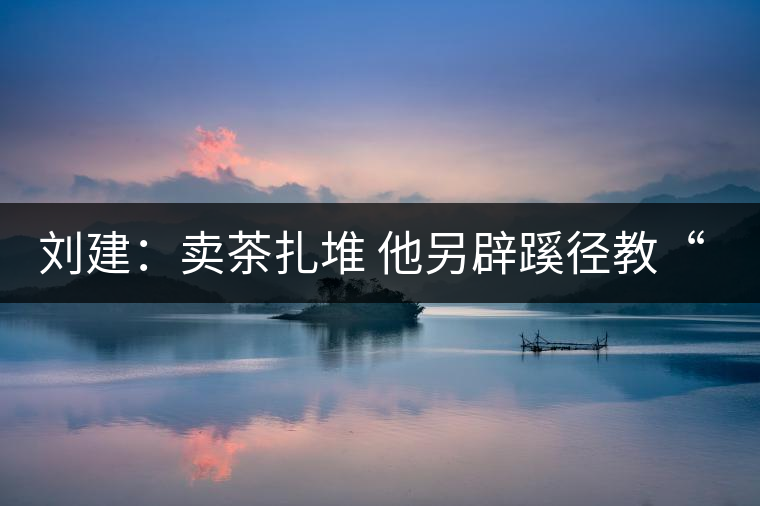 劉建：賣(mài)茶扎堆 他另辟蹊徑教“泡茶”