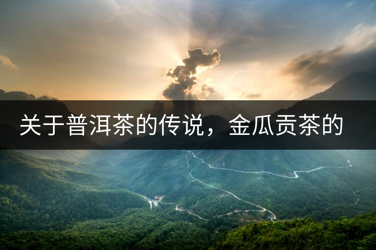 關(guān)于普洱茶的傳說，金瓜貢茶的來由