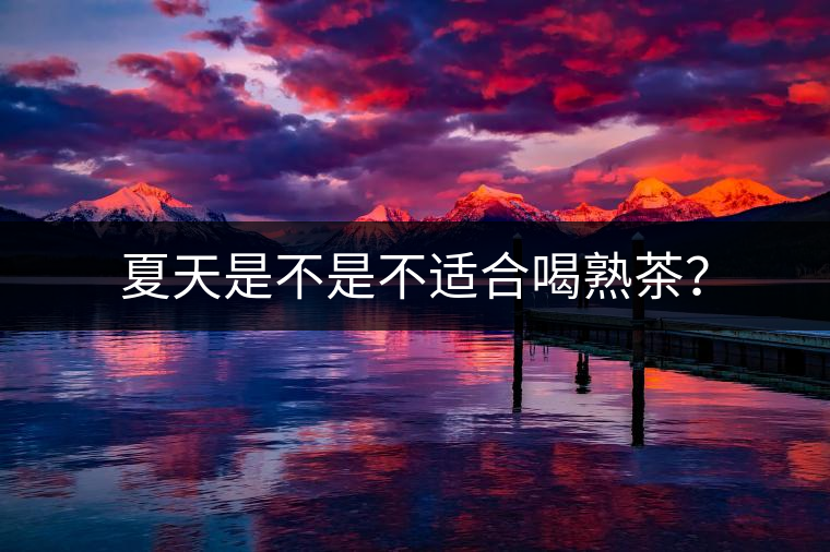 夏天是不是不適合喝熟茶？