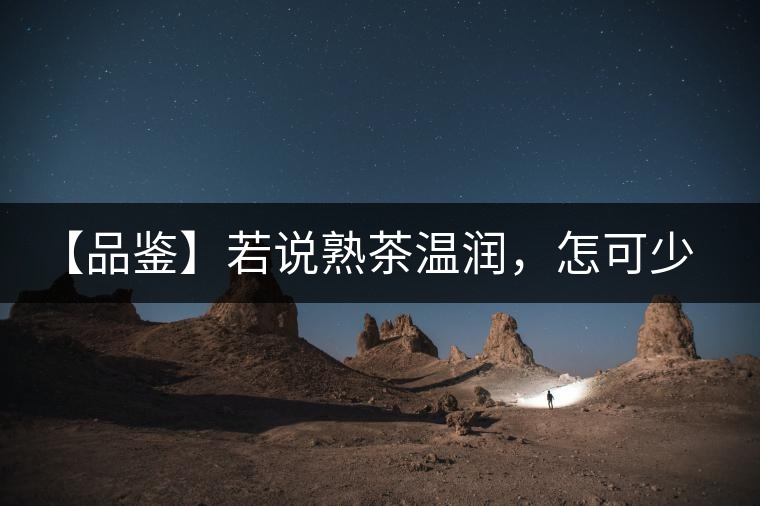 【品鑒】若說熟茶溫潤，怎可少了那玖香？