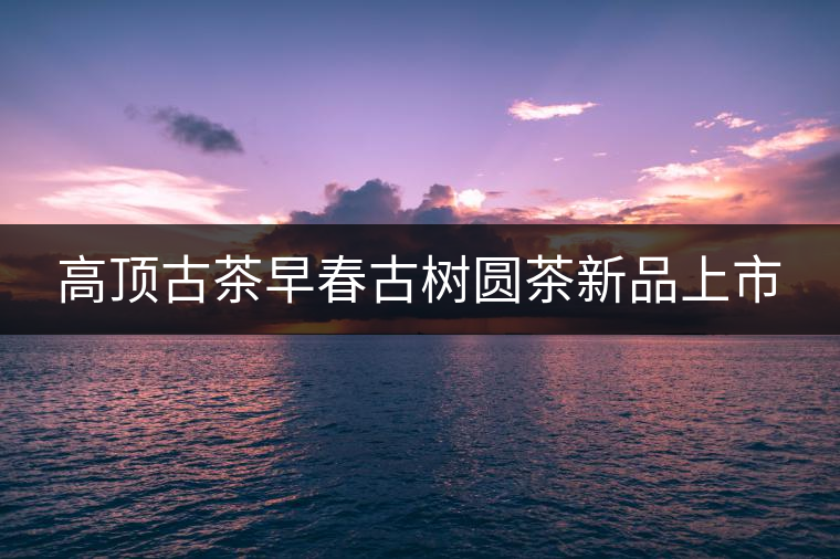 高頂古茶早春古樹圓茶新品上市 高頂古茶早春古樹圓茶新品上市