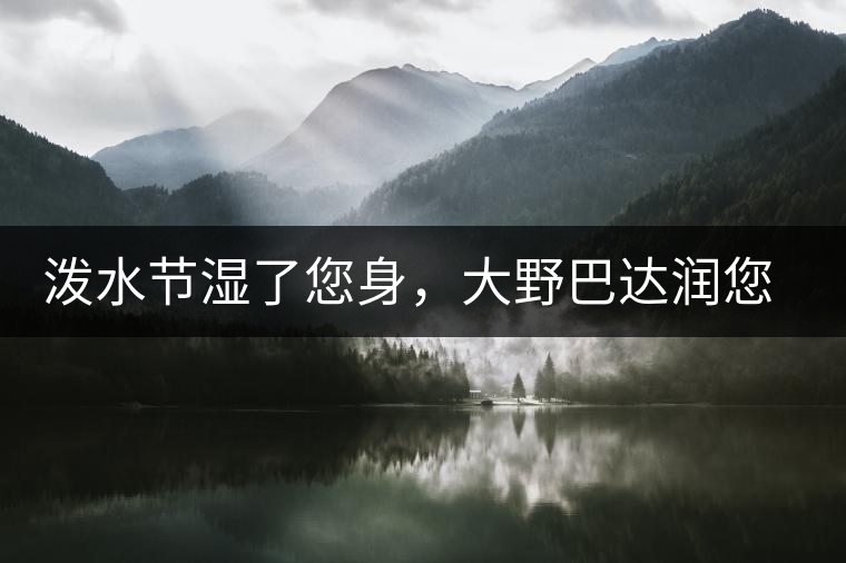 潑水節(jié)濕了您身，大野巴達(dá)潤(rùn)您心