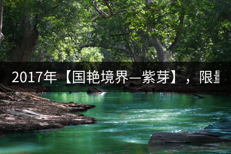 2017年【國艷境界—紫芽】，限量2017餅榮耀上市！