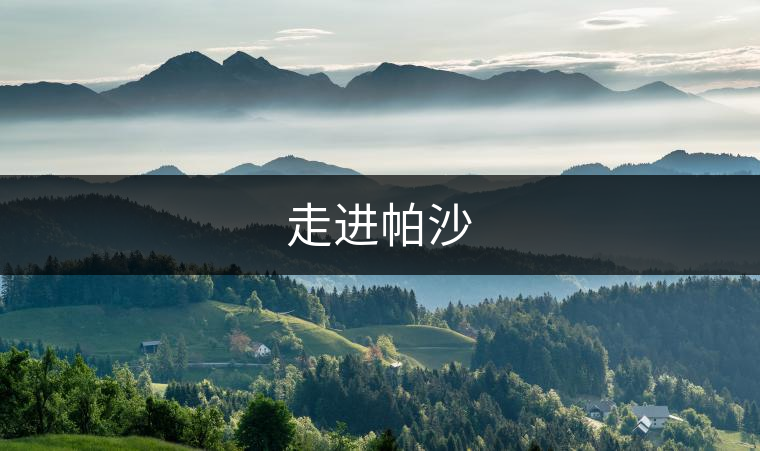 走進(jìn)帕沙 走進(jìn)帕沙