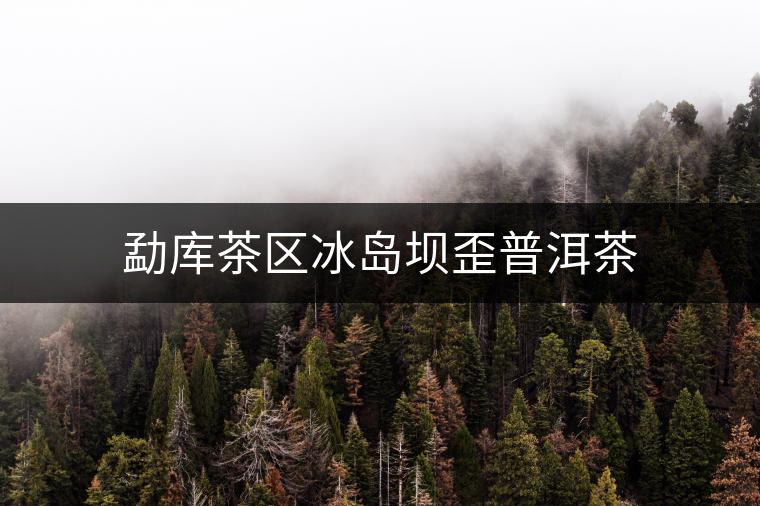 勐庫(kù)茶區(qū)冰島壩歪普洱茶