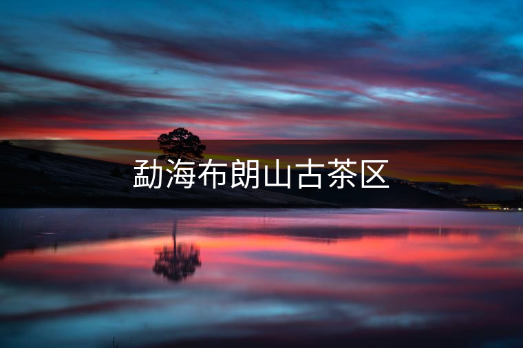 勐海布朗山古茶區(qū)