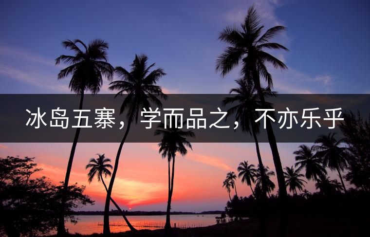 冰島五寨，學而品之，不亦樂乎