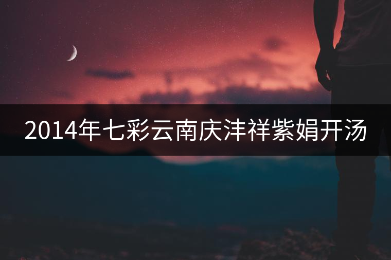 2014年七彩云南慶灃祥紫娟開湯 2014年七彩云南慶灃祥紫娟開湯