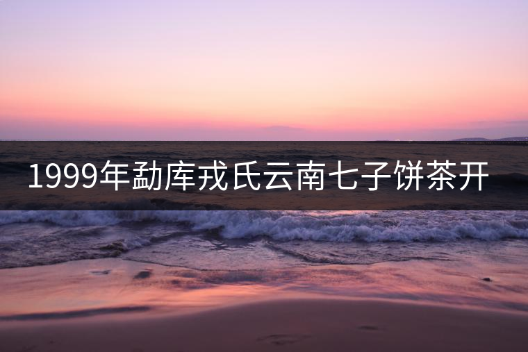 1999年勐庫(kù)戎氏云南七子餅茶開湯 1999年勐庫(kù)戎氏云南七子餅茶開湯