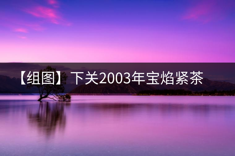【組圖】下關2003年寶焰緊茶開湯