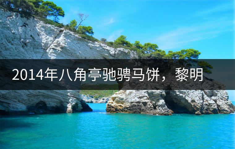 2014年八角亭馳騁馬餅，黎明茶廠馬年生肖紀念餅