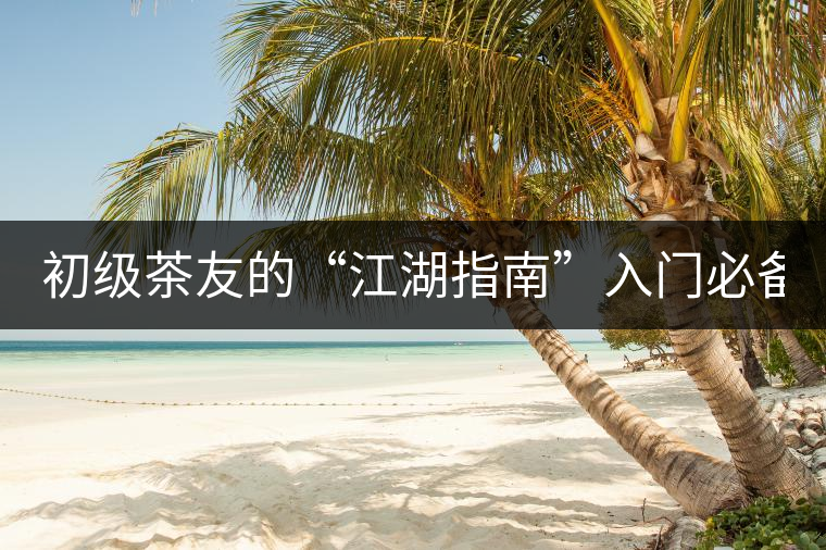 初級(jí)茶友的“江湖指南”入門必備白皮書！