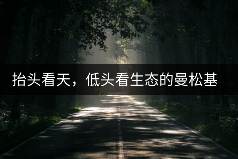 抬頭看天，低頭看生態(tài)的曼松基地