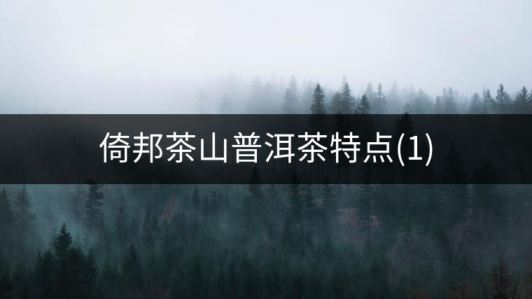 倚邦茶山普洱茶特點(1)