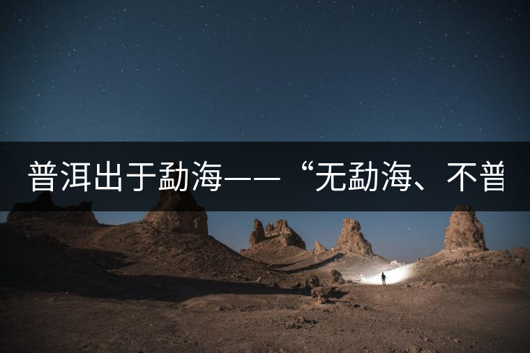 普洱出于勐?！盁o勐海、不普洱”