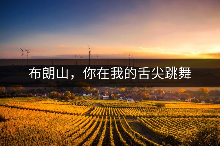 布朗山，你在我的舌尖跳舞