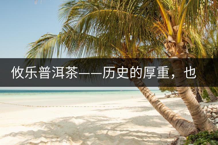 攸樂(lè)普洱茶——?dú)v史的厚重，也藏不住山里的陣陣茶香