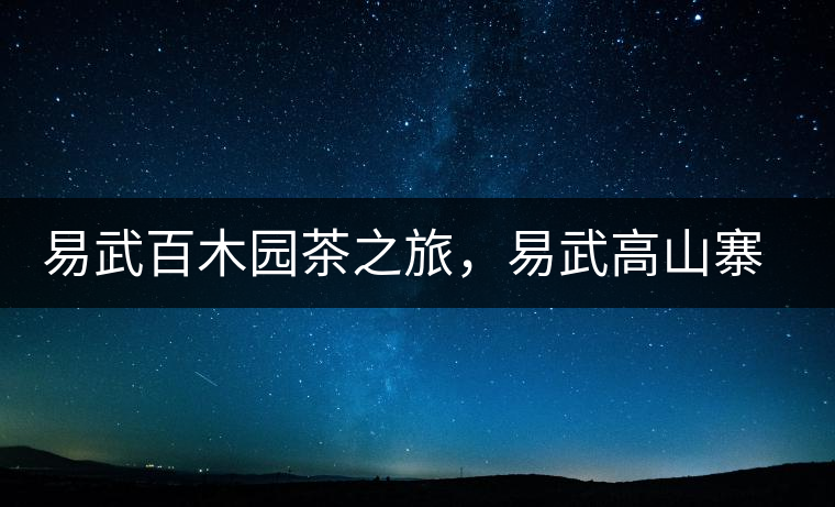 易武百木園茶之旅，易武高山寨古茶山