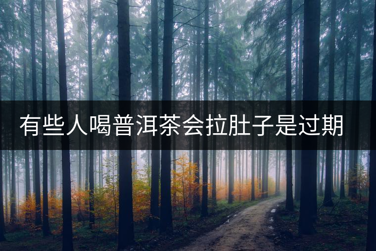 有些人喝普洱茶會拉肚子是過期了嗎？